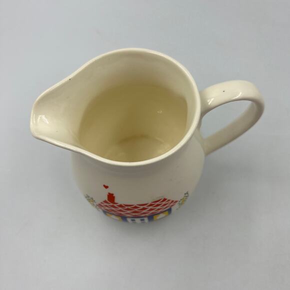 Vintage Ceramic Small Pitcher Creamer Whimsical Farmhouse Cottage Core Kitchen - Picture 11 of 11